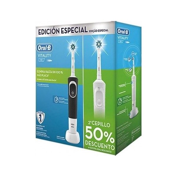 duplo Electrico Oral-B Cross black & white