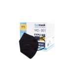 Mascarilla Negra FFP2 GALMASK MD-001 (1 Unidad) Gomas soft 5 capas Homologación europea Fabricada en Galicia